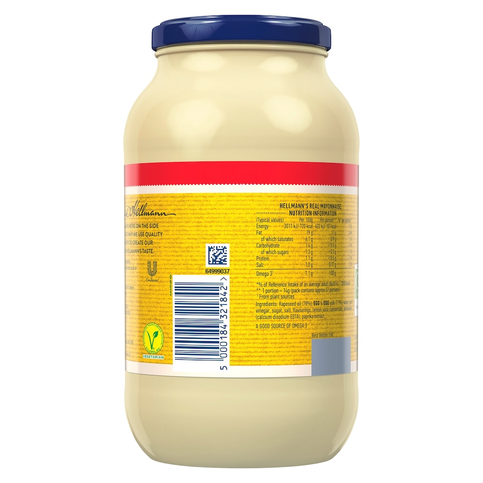 image 1 of Hellmann's Real Mayonnaise 800G