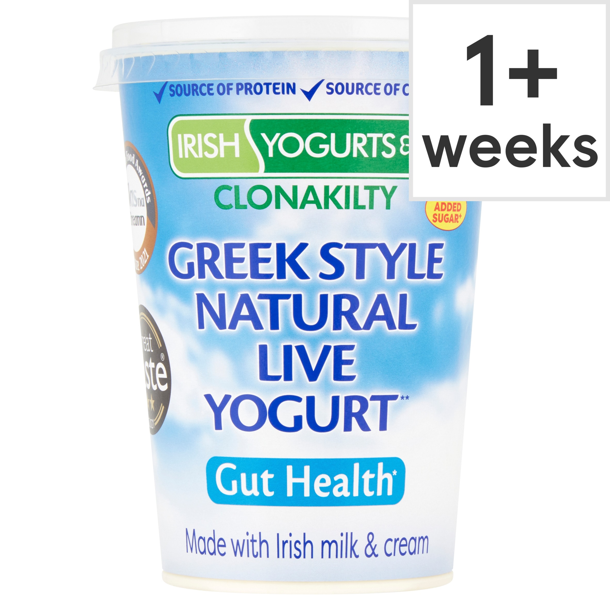 Irish Yoghurt Greek Style Natural Yogurts 500G - Tesco Groceries