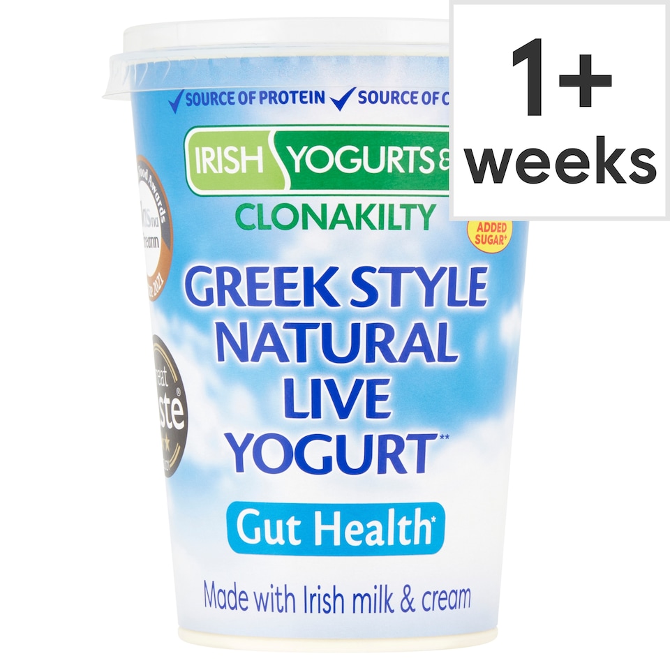 Irish Yoghurt Greek Style Natural Yogurts 500G