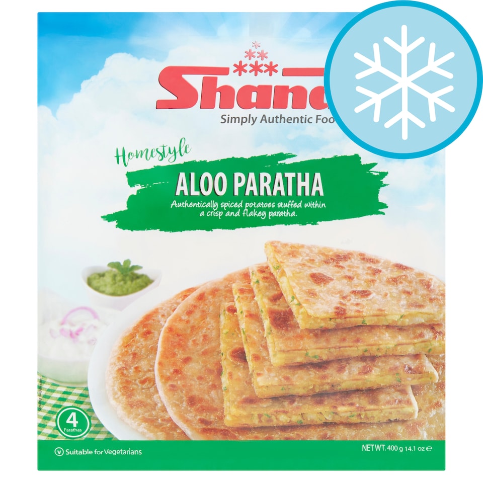 Shana Home Style Aloo Paratha 4 Pack 400g