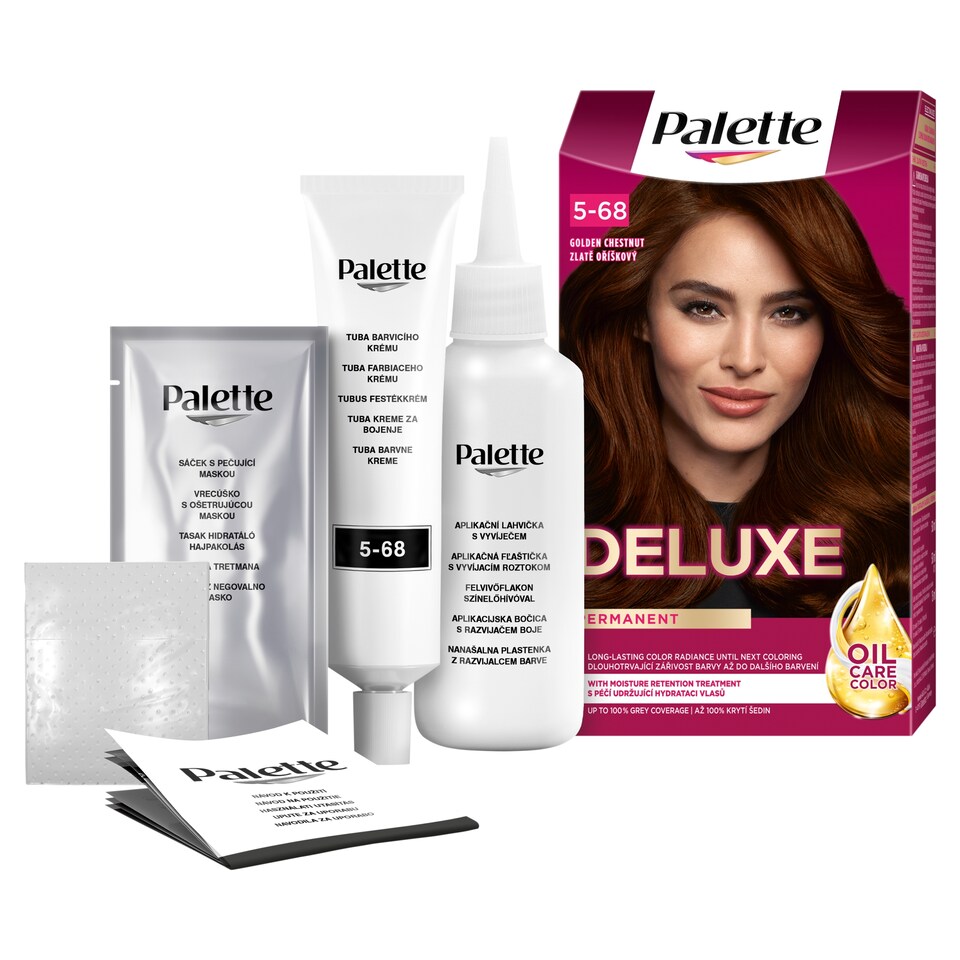obrázok 1 z Palette Deluxe farba na vlasy Zlato orieškový 5-68