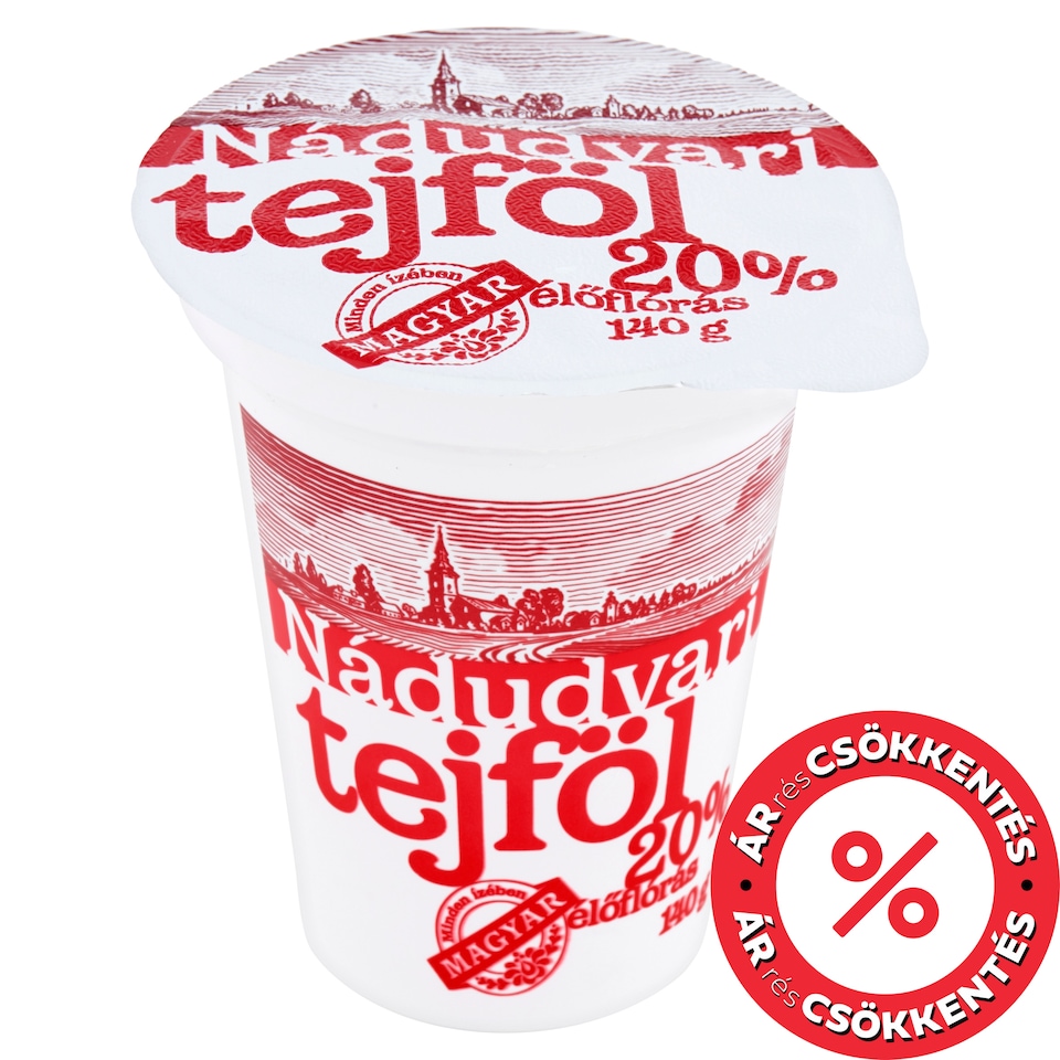 Nádudvari élőflórás tejföl 20% 140 g