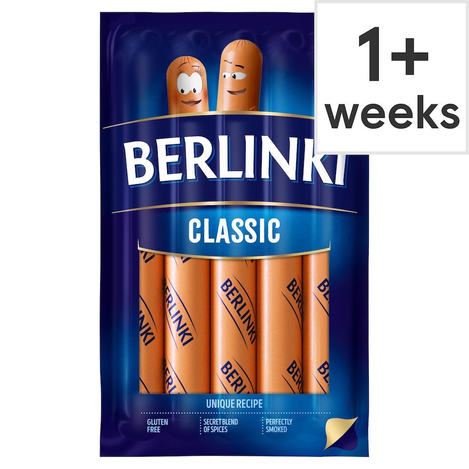Morliny Berlinki Classic Hot Dog 250G