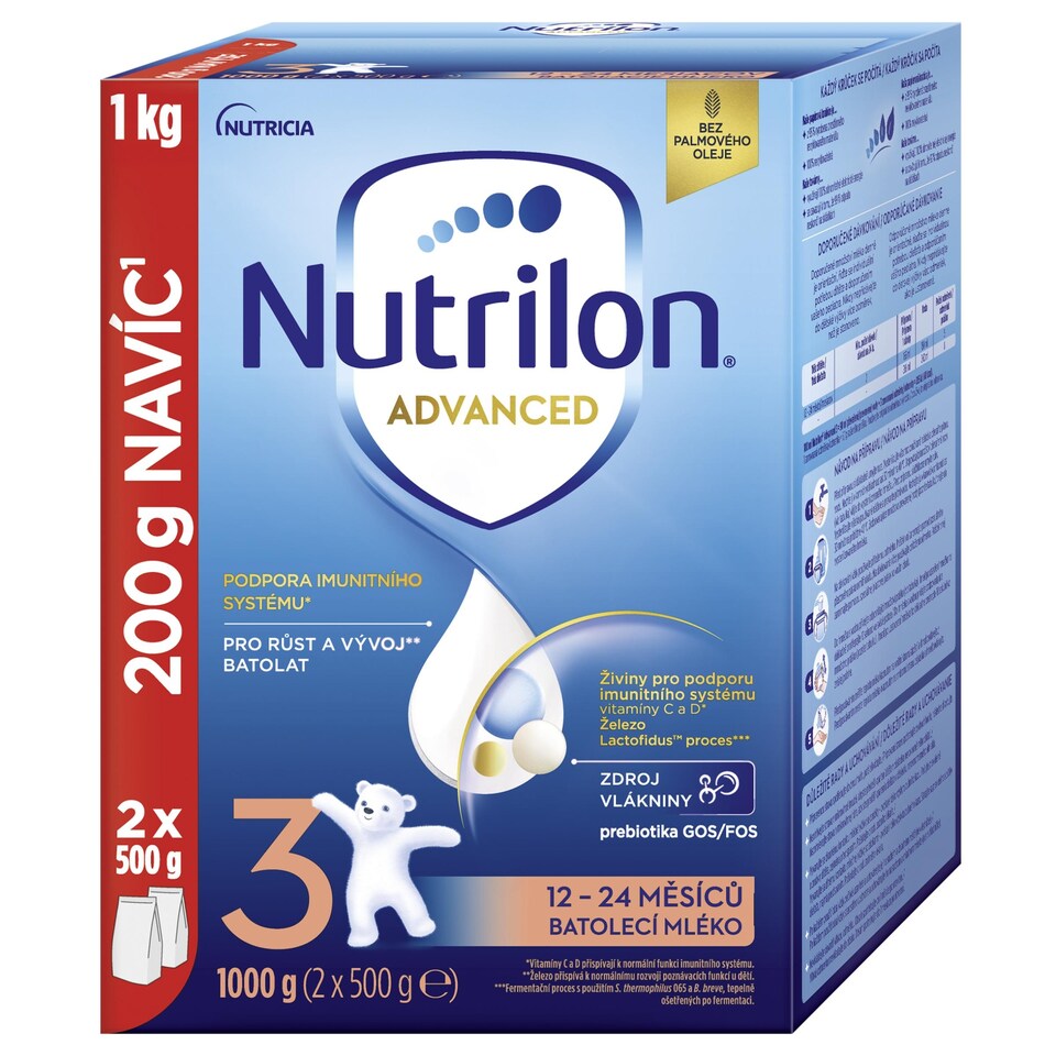 Obrázek 1 pro produkt NUTRILON Advanced 3 batolecí mléko 1000g