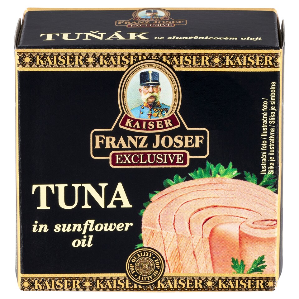 obrázok 1 z Franz Josef Kaiser Exclusive Tuniak v slnečnicovom oleji 80 g