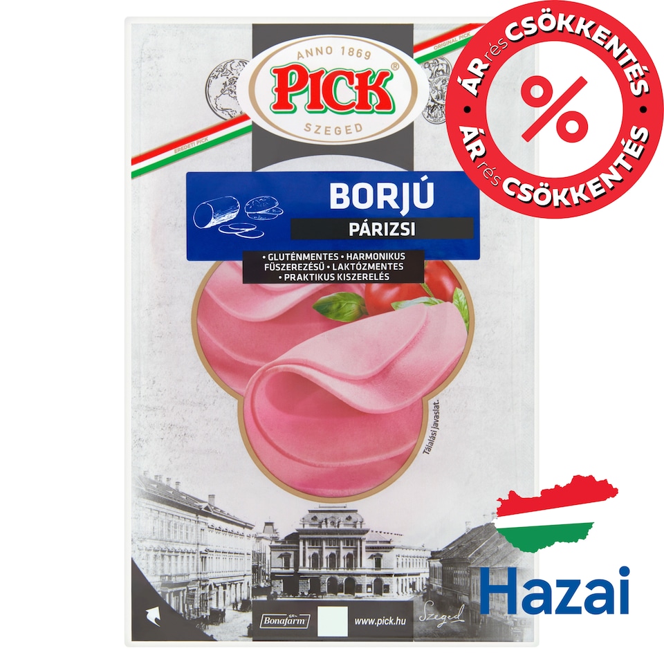 PICK Szeletelt borjú párizsi 100 g  1. kép
