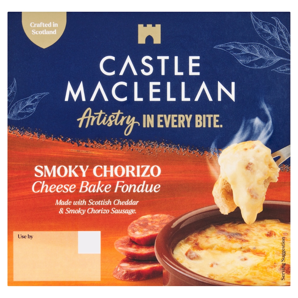 Castle MacLellan Smoky Chorizo Cheese Bake Fondue 150g