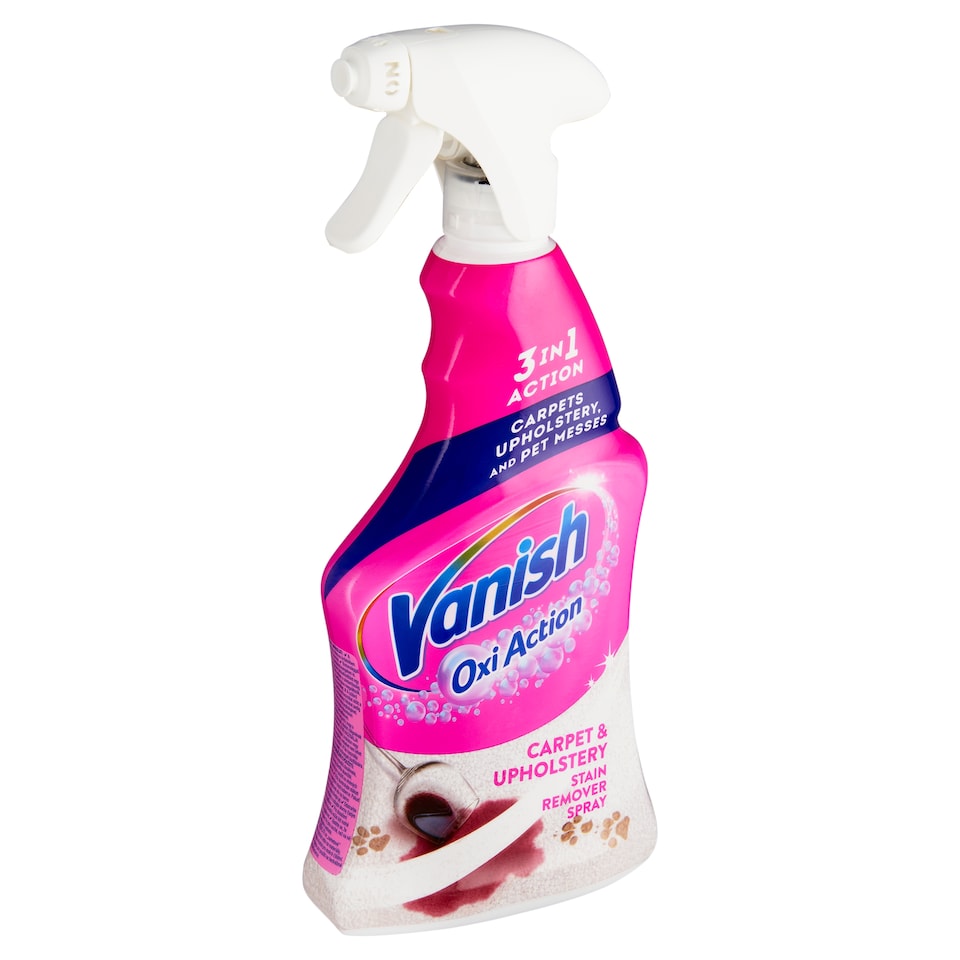 image 1 of Vanish Oxi Action Carpet & Upholstery Stain Remover Spray 500ml