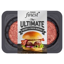 Tesco Finest The Ultimate Brisket & Chuck Burgers 340G