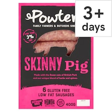 Powters Skinny Pig Pork Sausages 400G (L