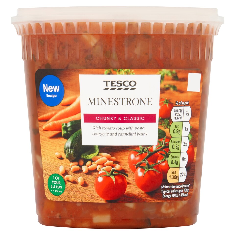 Tesco Minestrone Soup 600g