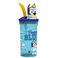 Bluey Stor 3D Head Water Bottle Tumbler 360 ml