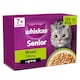 image 1 of Whiskas 7+ Senior Cat Food Pouches Mixed Menu in Gravy 12X85g