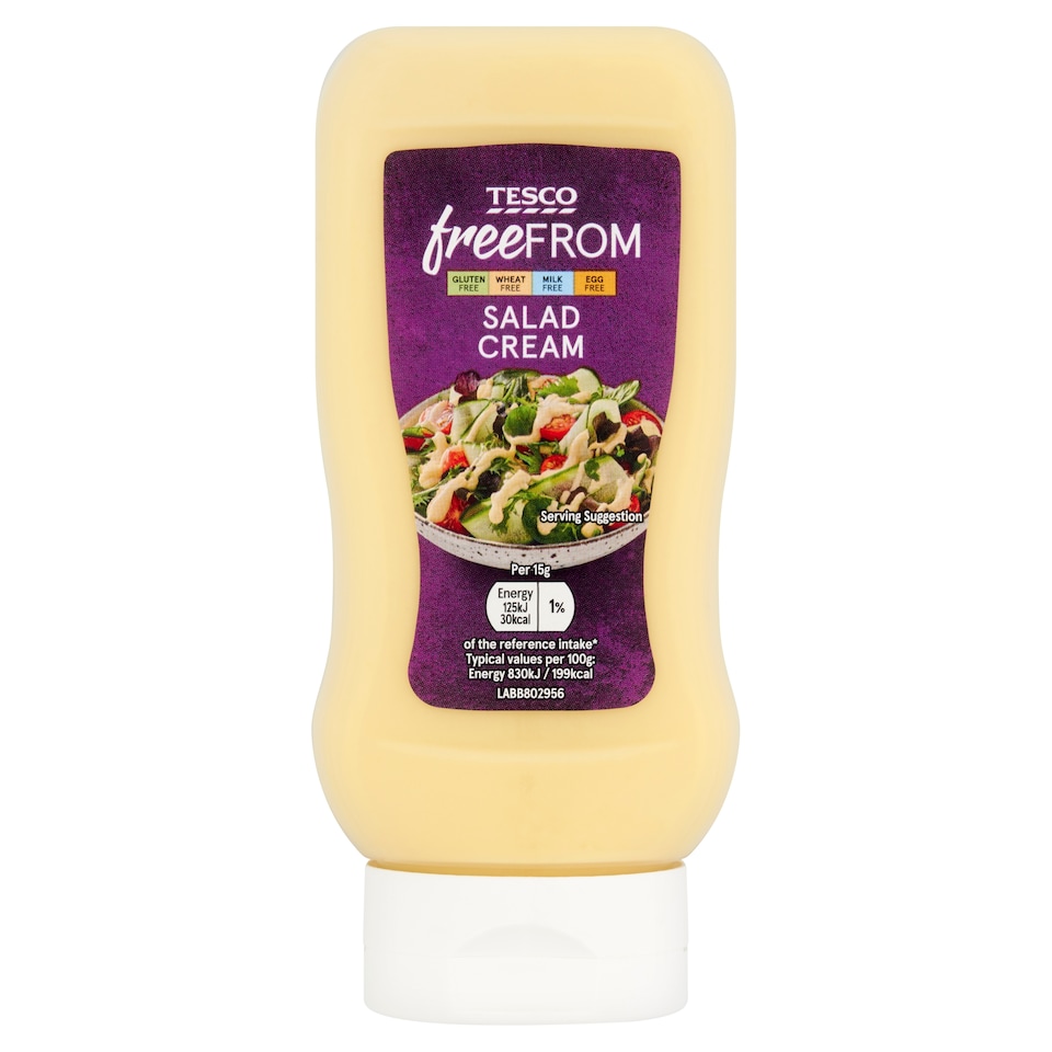 Tesco Free From Salad Cream 440G