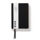 image 1 of Paperchase Agenzio Medium Black Plain Notebook