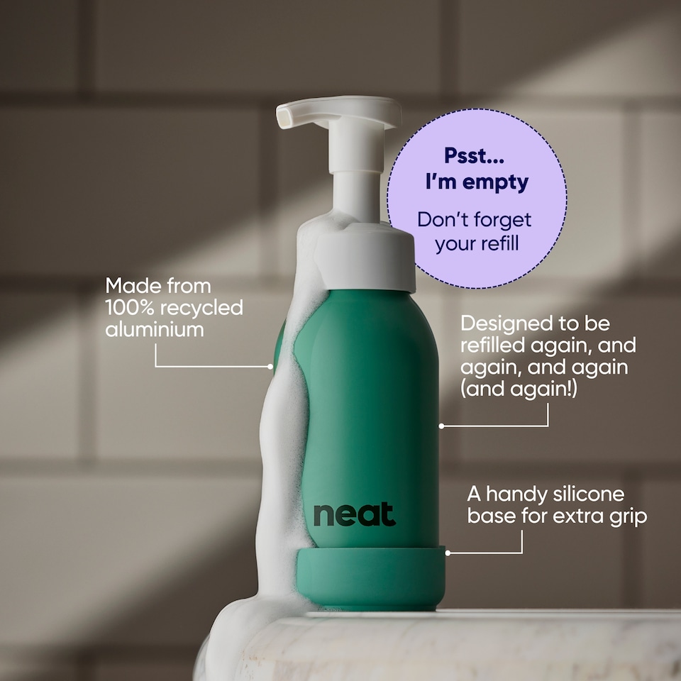 image 1 of Neat Sage Refillable Dispenser for Foaming Hand Wash 300ml
