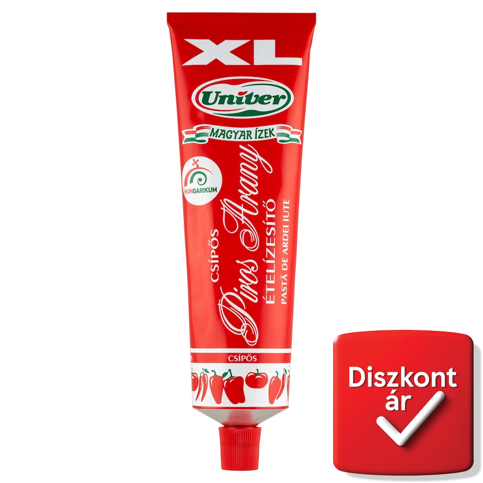 Univer Magyar Ízek XL Piros Arany csípős ételízesítő paprikakrém 240 g  1. kép