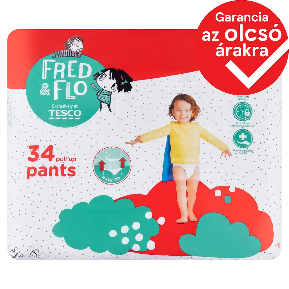 Fred & Flo bugyipelenka XL 6 +15 kg 34 db  1. kép