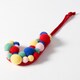 image 3 of Paperchase Cosmic Christmas Pom Pom Letter J Hanging Decoration