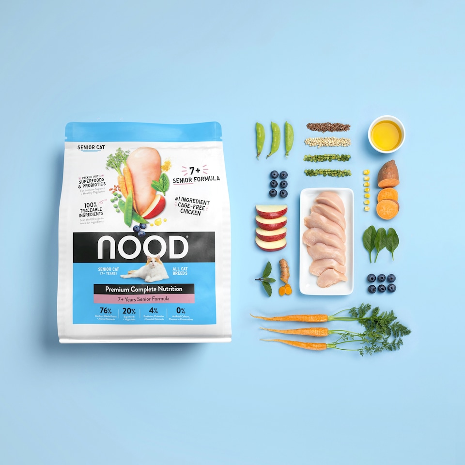 image 1 of Nood Cat Food 7+ Senior Formula 800G