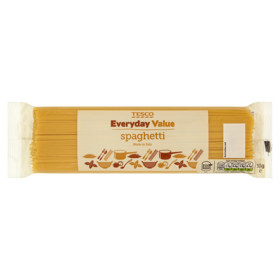 Tesco Every Day Value Spaghetti 500G
