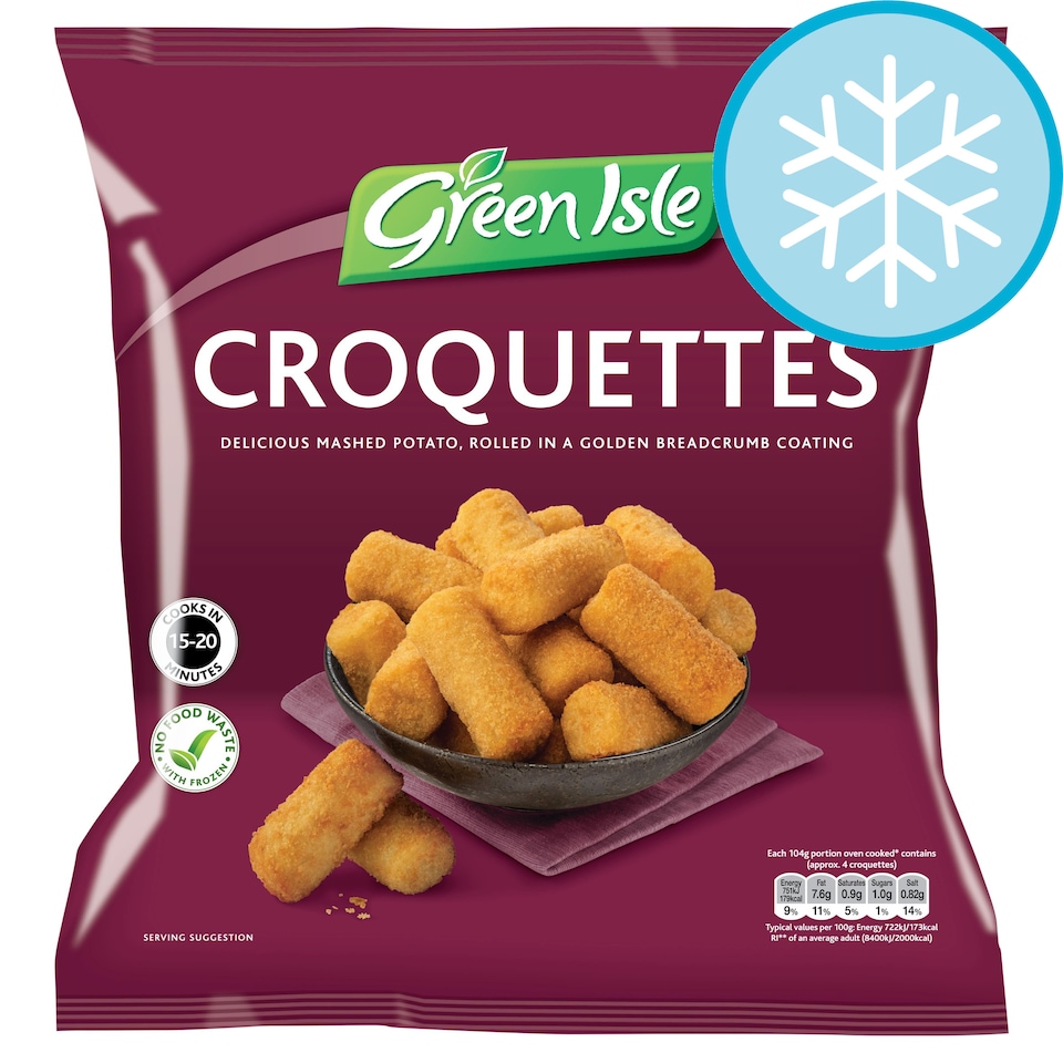 Green Isle Croquettes 550G Tesco Groceries