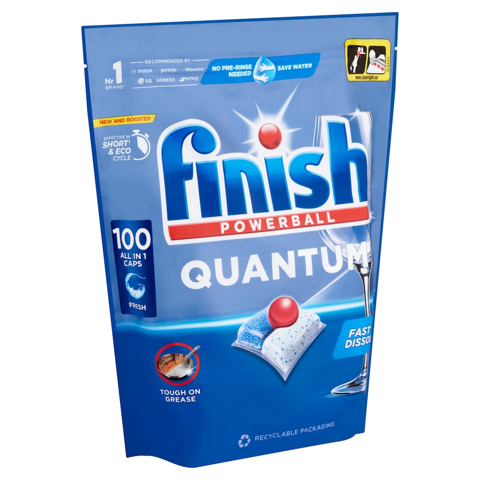 Finish Powerball Quantum Fresh mosogatógép kapszula 100 db 1040 g