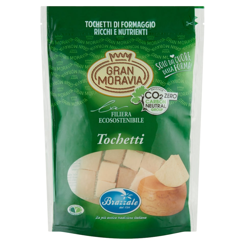 Gran Moravia Kostičky extra tvrdého přírodního dlouhozrajícího sýru 150g