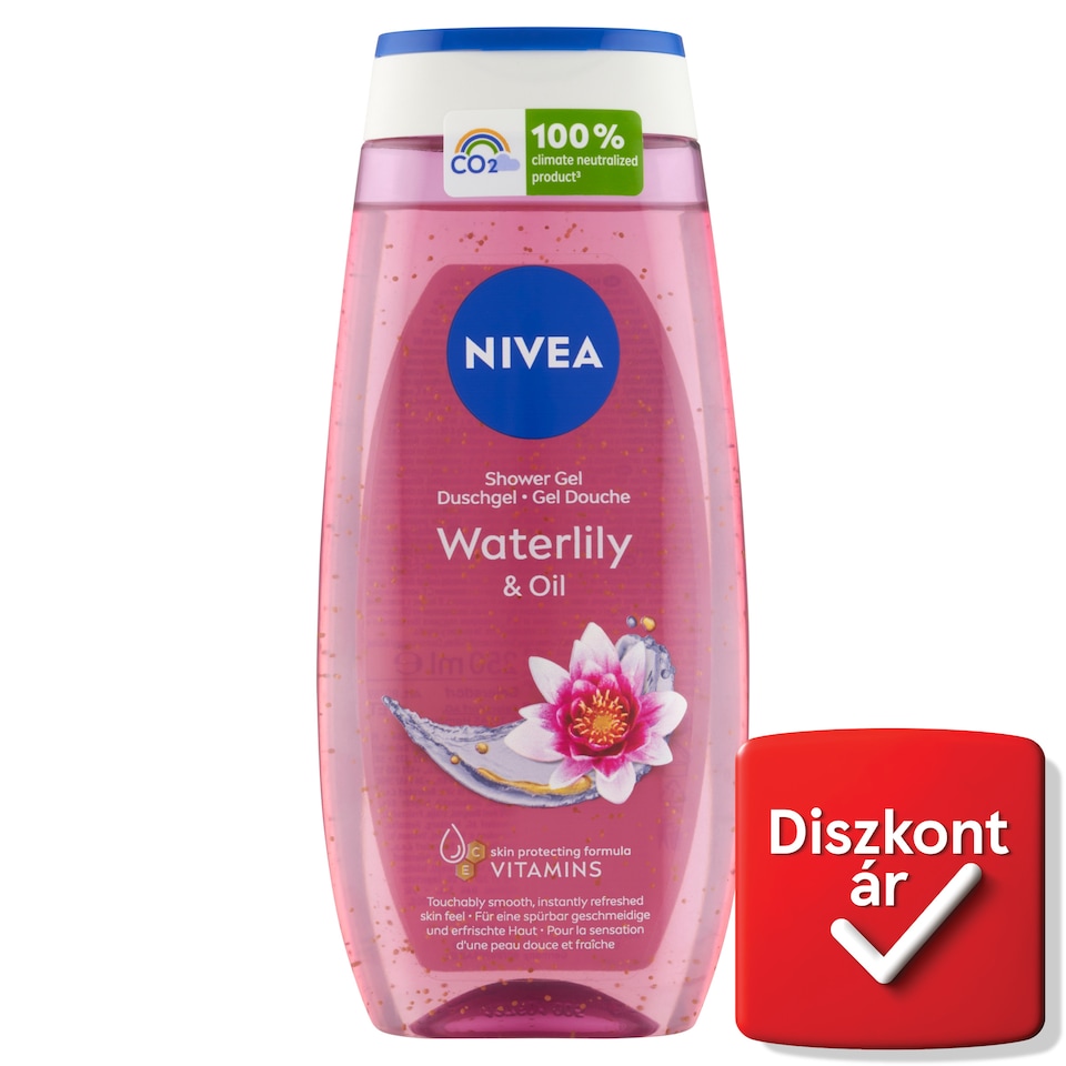 NIVEA Waterlily & Oil frissítő hatású tusfürdő 250 ml  1. kép