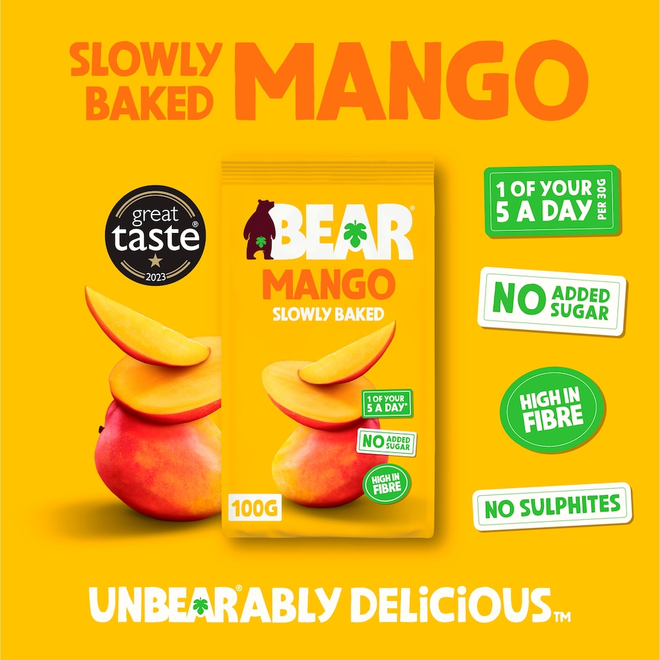 image 1 of BEAR Fruit Dried Mango 100g