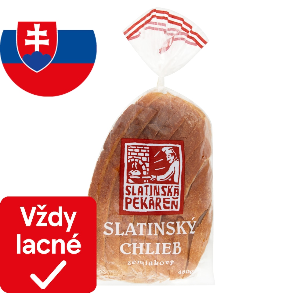 Slatinská Pekáreň Slatinský chlieb zemiakový 480 g