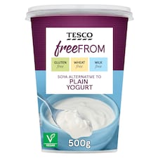 Tesco Free From Natural Yogurt 500G