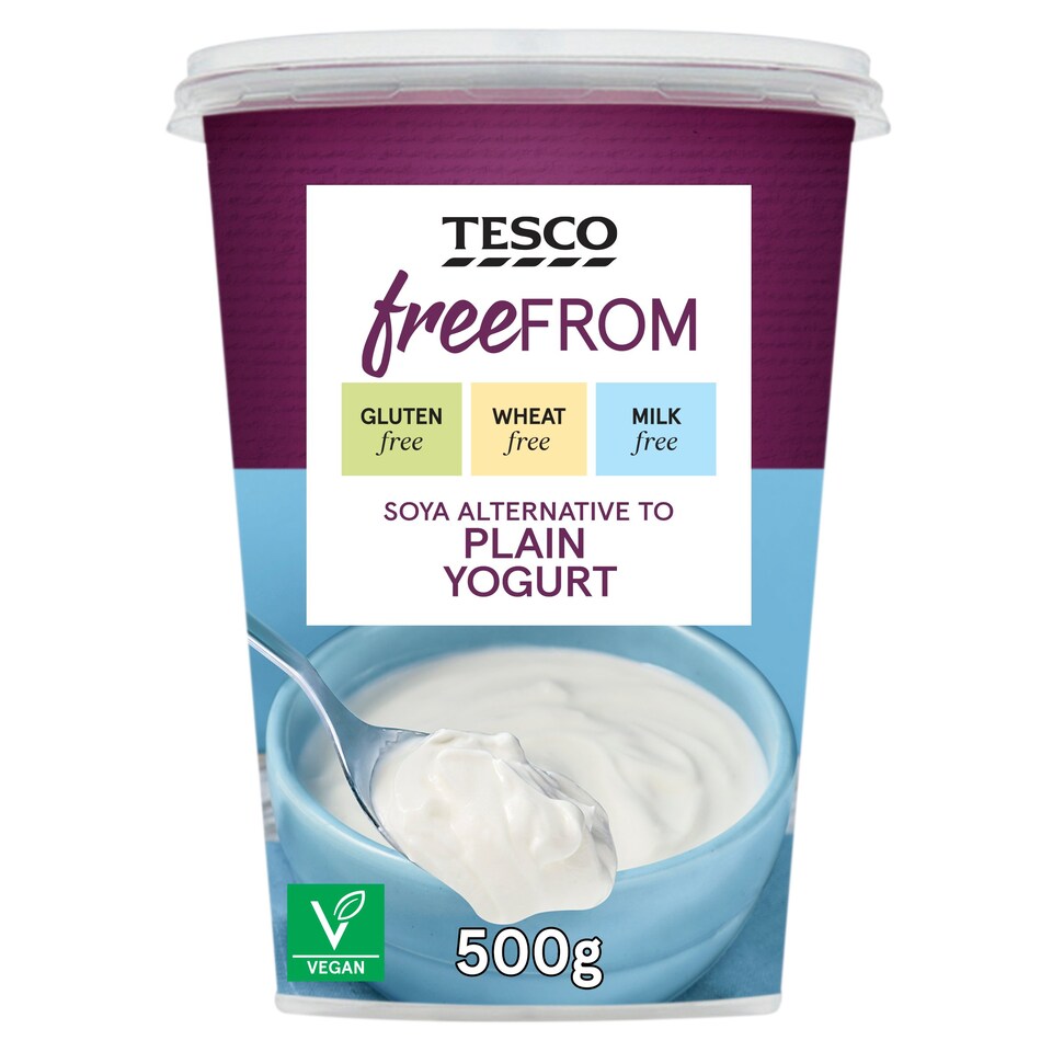 Tesco Free From Natural Yogurt 500G