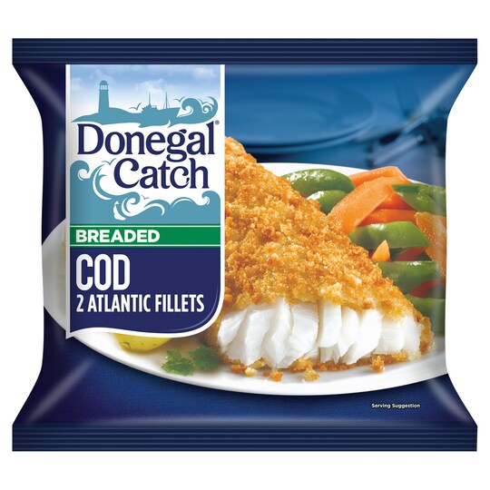 Donegal Catch 2 Breaded Cod Fillets Tesco Groceries