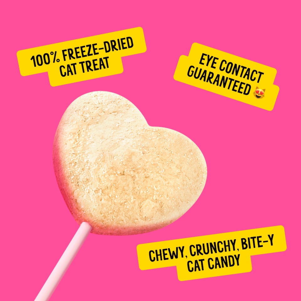 image 1 of Bonkers Purrpops Freeze-Dried Cat Treats - Tip Top Tuna 4 Pack 5.6g