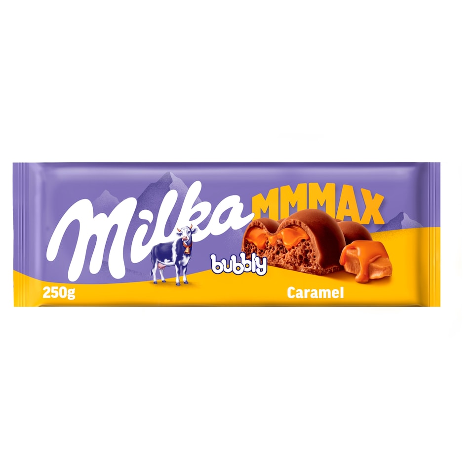 Milka Mmmax Luflée Milk Chocolate with Caramel Filling 250 g