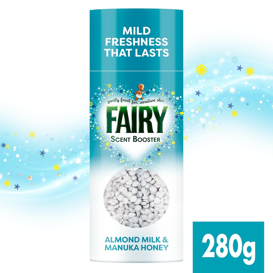 image 1 of Fairy Fresh In-Wash Almond Milk & Manuka Honey Scent Booster 280g