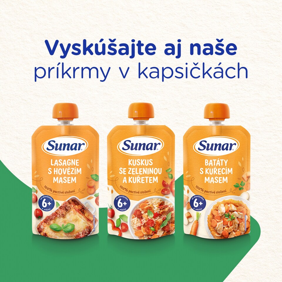 obrázok 1 z Sunar príkrm špagety s bolonskou omáčkou 8m+, 190 g