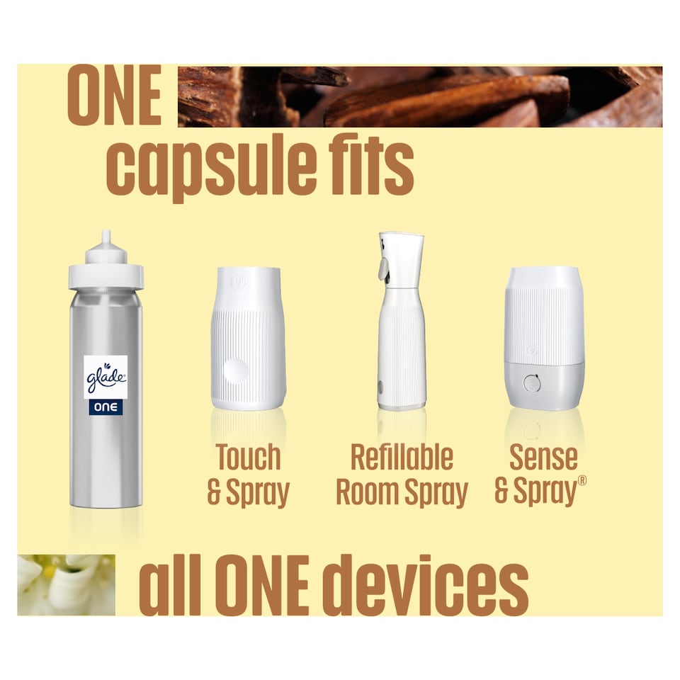 image 1 of Glade ONE Refill Sensual Sandalwood & Jasmine 13ml