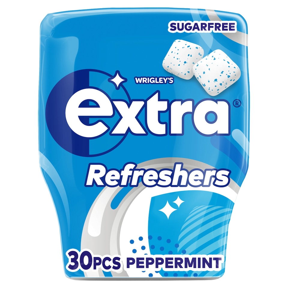 Wrigleys Extra Peppermint Sugar Free Gum 30Pces 67G