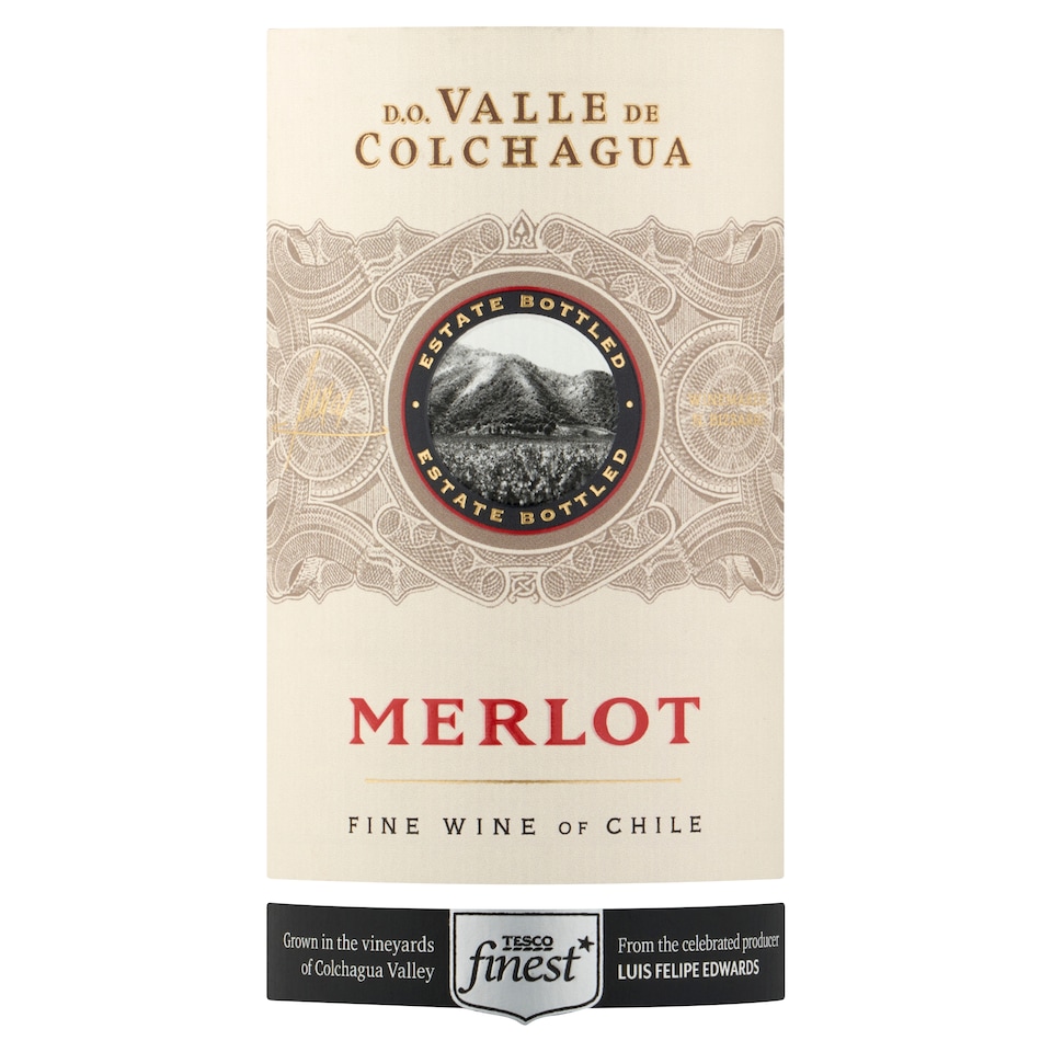 image 1 of Tesco Finest Valle De Colchagua Merlot 75Cl