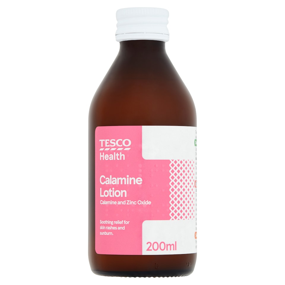 Tesco Health Calamine and Zinc Oxide Lotion 200ml