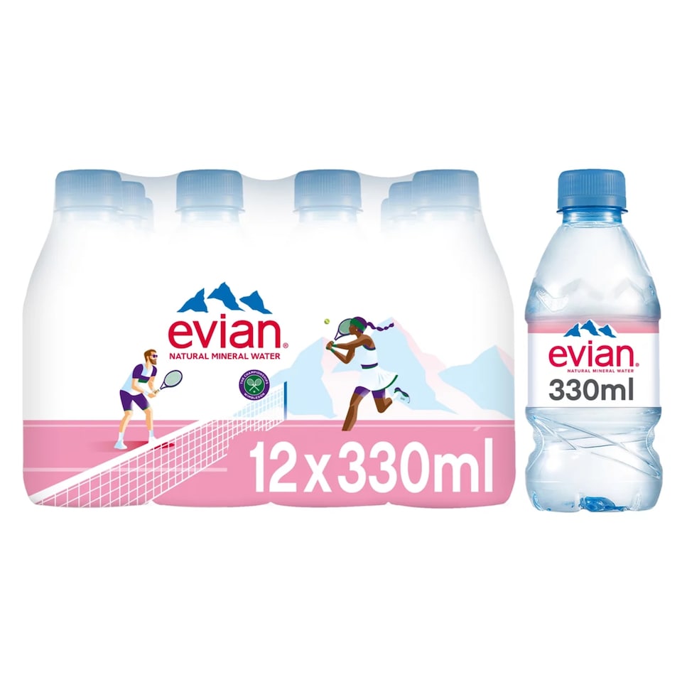 image 1 of Evian Natural Mineral Still Water 12x33cl