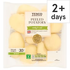 Tesco Peeled Potatoes 750G