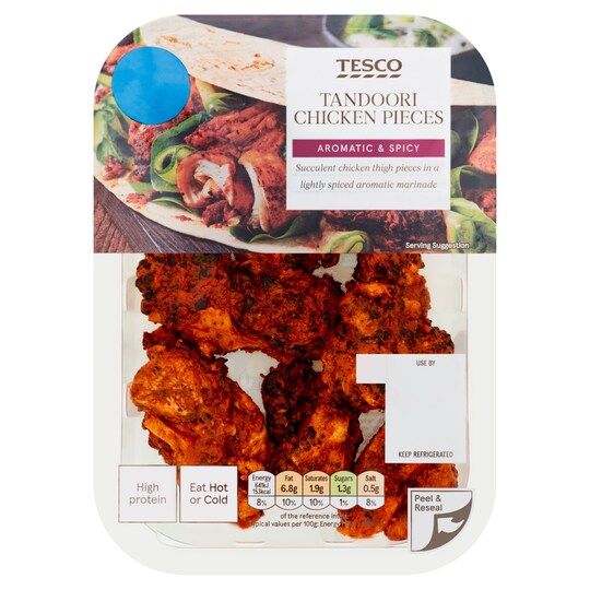 Tesco Tandoori Chicken Thigh Pieces 180G Tesco Groceries