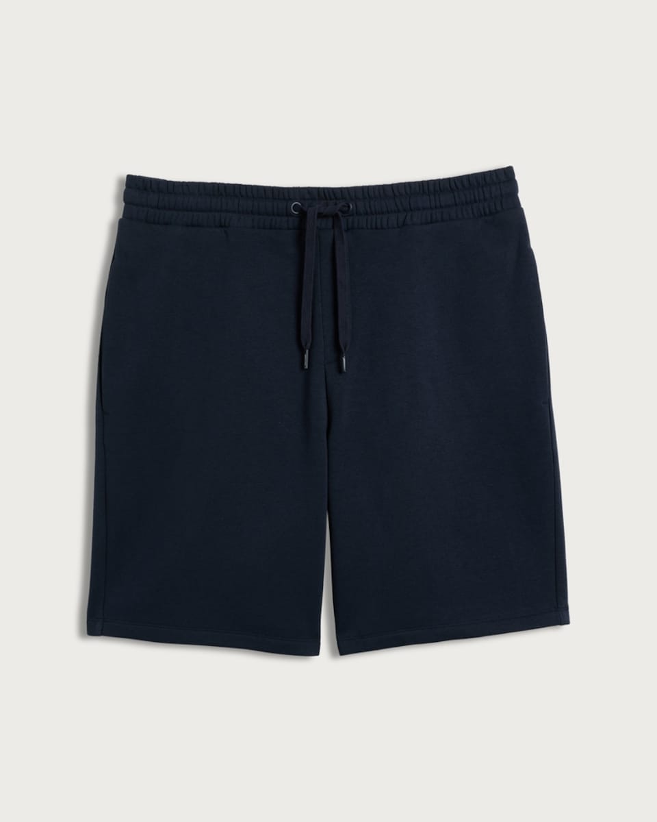 image 1 of F&F Active EVERYHOUR Cotton Rich Drawstring Shorts in Navy