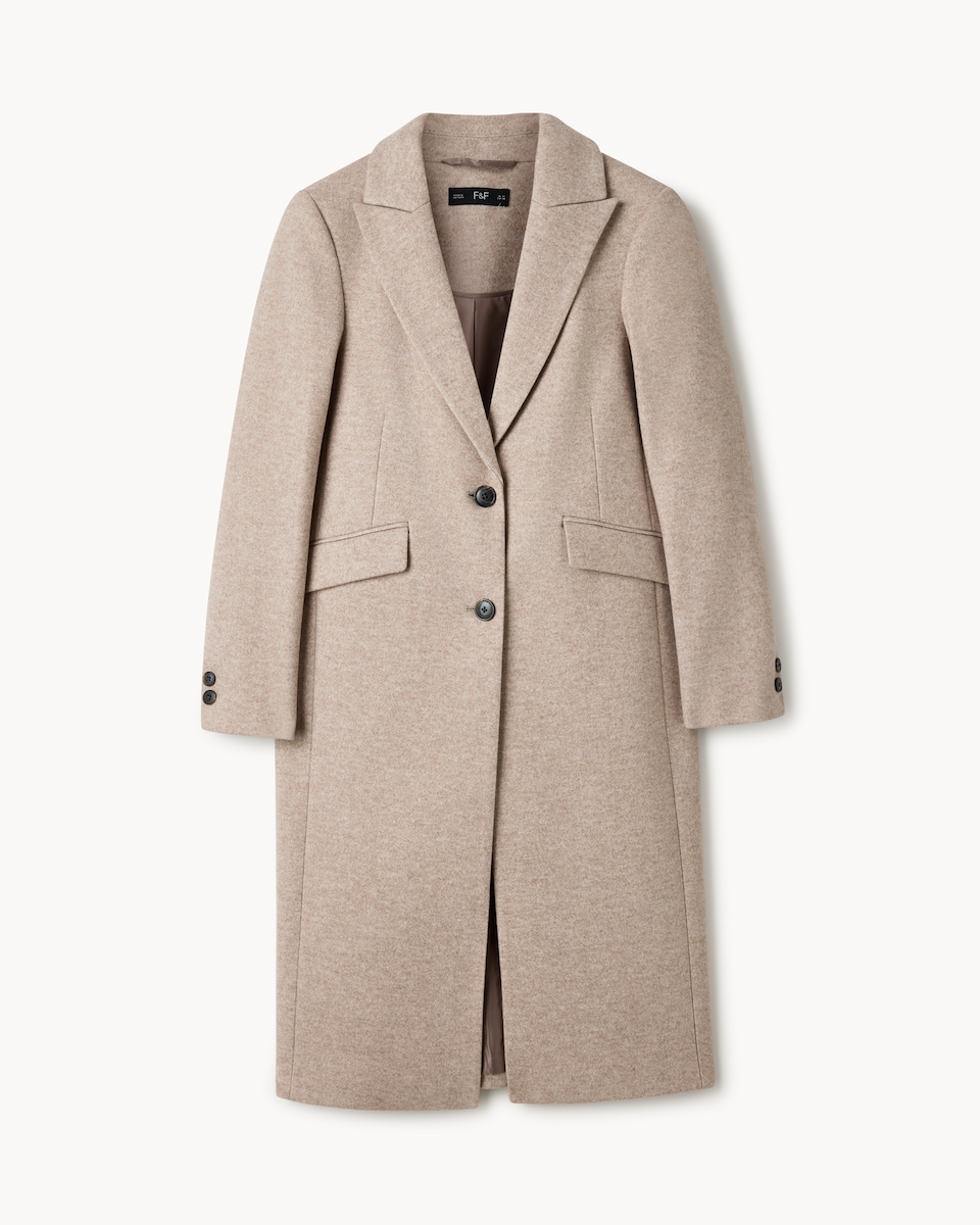 image 1 of F&F Formal Coat in Neutral