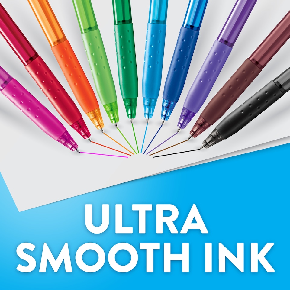 image 1 of Papermate Inkjoy Retractable Assorted 24pck 