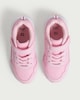 image 2 of F&F Girls Mesh Panel Strap Fastening Trainers in Pink