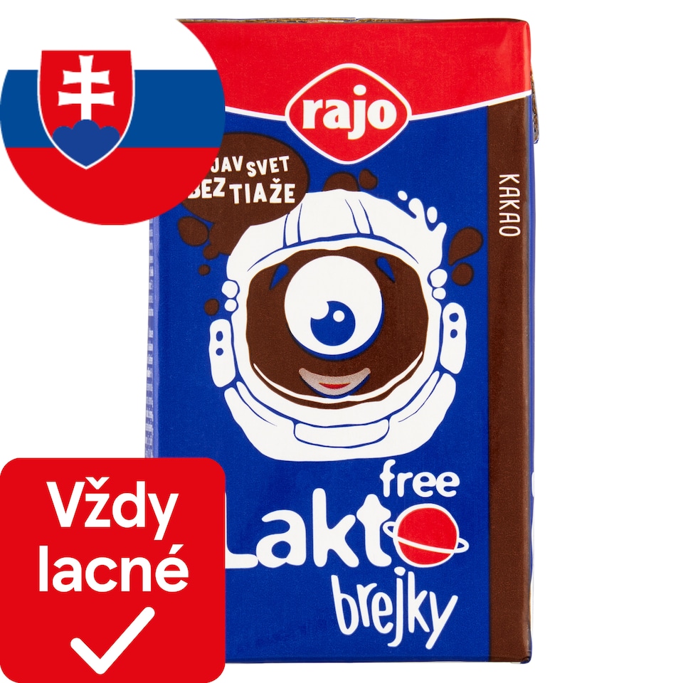 obrázok 1 z Rajo Lakto Free Brejky kakao ochutené bezlaktózové mlieko 3,5 % 250 ml